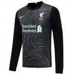 Thailande Maillot Liverpool Domicile ML Gardien 2020 2021 Noir