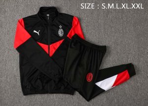 Survetement AC Milan 2022 Noir Rouge