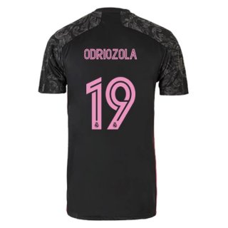 Maillot Real Madrid Third NO.19 Odriozola 2020 2021 Noir Maillot Real Madrid Third NO.19 Odriozola 2020 2021 Noir