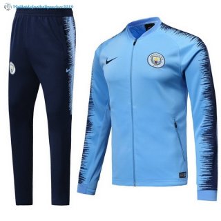 Survetement Manchester City 2018 2019 Bleu Clair