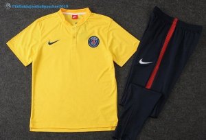 Polo Paris Saint Germain Ensemble Complet 2017 2018 Jaune