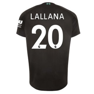 Maillot Liverpool NO.20 Lallana Third 2019 2020 Noir Maillot Liverpool NO.20 Lallana Third 2019 2020 Noir