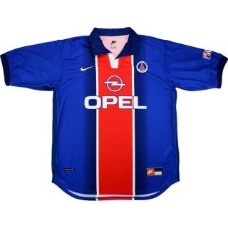 Maillot Paris Saint Germain Domicile Retro 1998 1999 Bleu