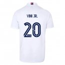 Maillot Real Madrid Domicile NO.20 Vini Jr. 2020 2021 Blanc