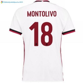Maillot Milan Exterieur Montolivo 2017 2018