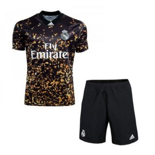 Maillot Real Madrid Spécial Enfant 2019 2020 Noir Jaune Maillot Real Madrid Spécial Enfant 2019 2020 Noir Jaune