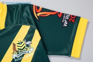 Maillot Rugby Australie RLWC Domicile 2017 2018 Vert