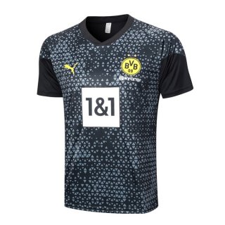 Maillot Entrainement Borussia Dortmund 2024 Gris Noir Maillot Entrainement Borussia Dortmund 2024 Gris Noir