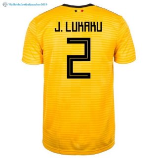 Maillot Belgica Exterieur J.lukaku 2018 Jaune Maillot Belgica Exterieur J.lukaku 2018 Jaune