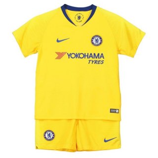 Maillot Chelsea Exterieur Enfant 2018 2019 Jaune