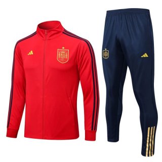 Survetement Espagne 2022 2023 Rouge Bleu Survetement Espagne 2022 2023 Rouge Bleu