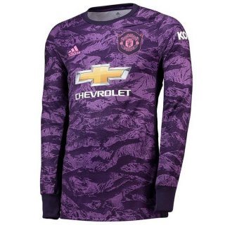 Maillot Manchester United ML Gardien 2019 2020 Purpura Maillot Manchester United ML Gardien 2019 2020 Purpura