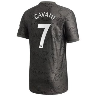 Maillot Manchester United NO.7 Cavani Exterieur 2020 2021 Noir Maillot Manchester United NO.7 Cavani Exterieur 2020 2021 Noir