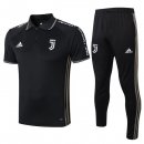 Polo Ensemble Complet Juventus 2019 2020 Jaune Noir