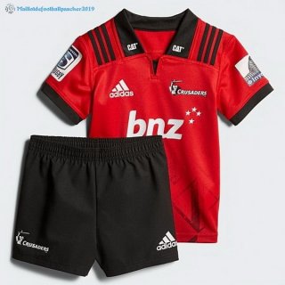 Maillot Rugby Crusaders Domicile Enfant 2018 Rouge Maillot Rugby Crusaders Domicile Enfant 2018 Rouge