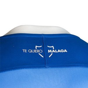 Maillot Málaga Domicile 2018 2019 Bleu Blanc