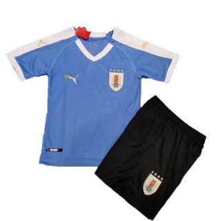 Maillot Uruguay Domicile Enfant 2019 Bleu