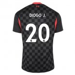 Maillot Liverpool NO.20 Diogo Jota Third 2020 2021 Noir