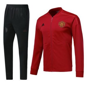 Survetement Manchester United 2018 2019 Rouge Noir