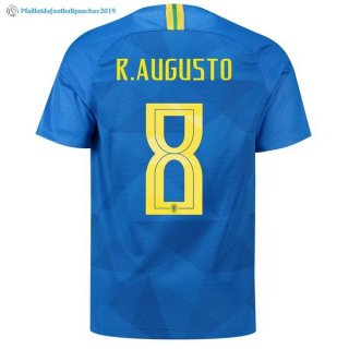 Maillot Brésil Exterieur R.Augusto 2018 Bleu Maillot Brésil Exterieur R.Augusto 2018 Bleu