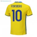 Maillot Sweden Domicile Forsberg 2018 Jaune
