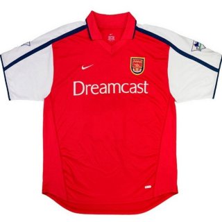 Maillot Arsenal Domicile Retro 2000 Rouge Maillot Arsenal Domicile Retro 2000 Rouge