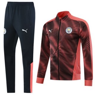 Survetement Manchester City 2019 2020 Rouge Negro