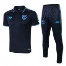 Polo Ensemble Complet Barcelona 2019 2020 Noir Bleu