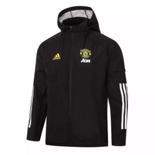 Coupe Vent Manchester United 2020 2021 Noir Jaune Coupe Vent Manchester United 2020 2021 Noir Jaune