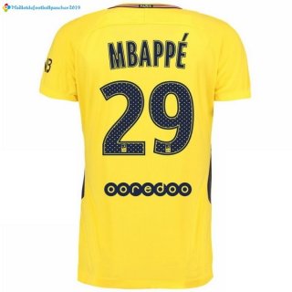 Maillot Paris Saint Germain Exterieur Mbappe 2017 2018