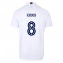 Maillot Real Madrid Domicile NO.8 Kroos 2020 2021 Blanc