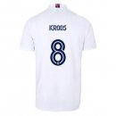 Maillot Real Madrid Domicile NO.8 Kroos 2020 2021 Blanc