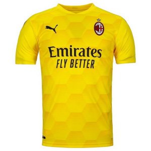 Maillot AC Milan Third Gardien 2020 2021 Jaune