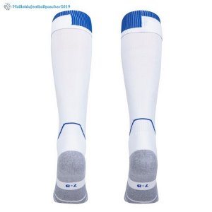 Chaussette Everton Domicile 2018 2019 Blanc