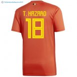 Maillot Belgica Domicile T.Hazard 2018 Rouge