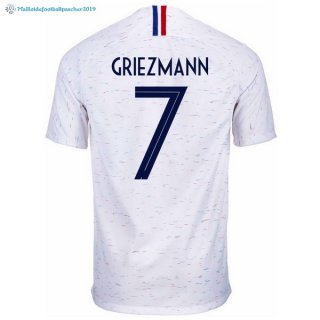 Maillot France Exterieur Griezmann 2018 Blanc Maillot France Exterieur Griezmann 2018 Blanc