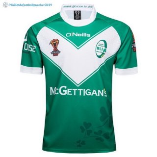 Maillot Rugby Irlande RLWC O'Neills Domicile 2017 2018 Vert