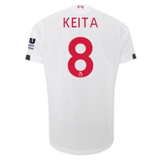 Maillot Liverpool NO.8 Keita Exterieur 2019 2020 Blanc