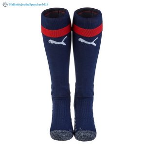 Chaussette Arsenal Exterieur 2018 2019 Bleu Marine