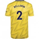 Maillot Arsenal NO.2 Bellerin Exterieur 2019 2020 Jaune