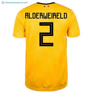 Maillot Belgica Exterieur Alderweireld 2018 Jaune Maillot Belgica Exterieur Alderweireld 2018 Jaune