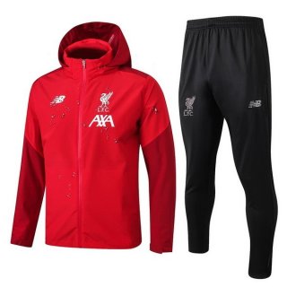 Coupe Vent Liverpool Ensemble Complet 2019 2020 Rouge Noir