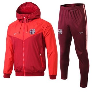Coupe Vent Barcelona Ensemble Complet 2018 2019 Rouge Coupe Vent Barcelona Ensemble Complet 2018 2019 Rouge