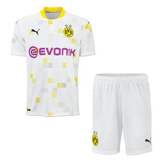 Maillot Borussia Dortmund Third Enfant 2020 2021 Blanc