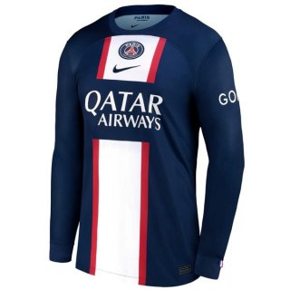 Thailande Maillot Paris Saint Germain Domicile ML 2022 2023 Bleu