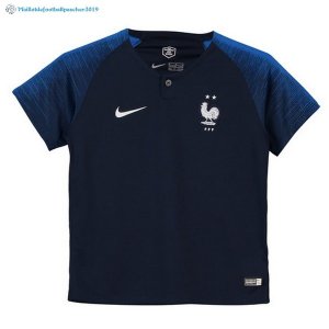 Maillot France Domicile Enfant 2018 Noir