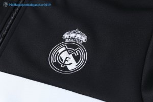 Survetement Real Madrid 2018 2019 Noir Blanc