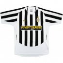 Thailande Maillot Juventus Domicile Retro 2003 2004 Noir Blanc