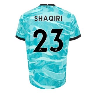 Maillot Liverpool NO.23 Shaqiri Exterieur 2020 2021 Bleu