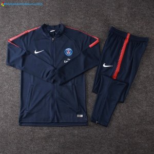 Survetement Paris Saint Germain 2017 2018 Bleu Marine